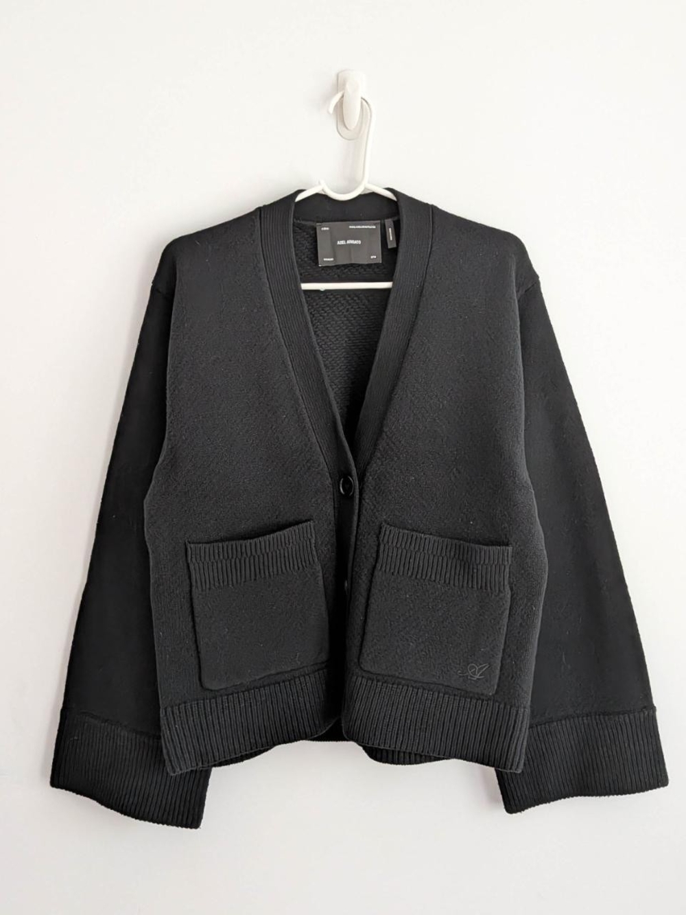 Axel Arigato Black Memory Relaxed Cardigan - XS